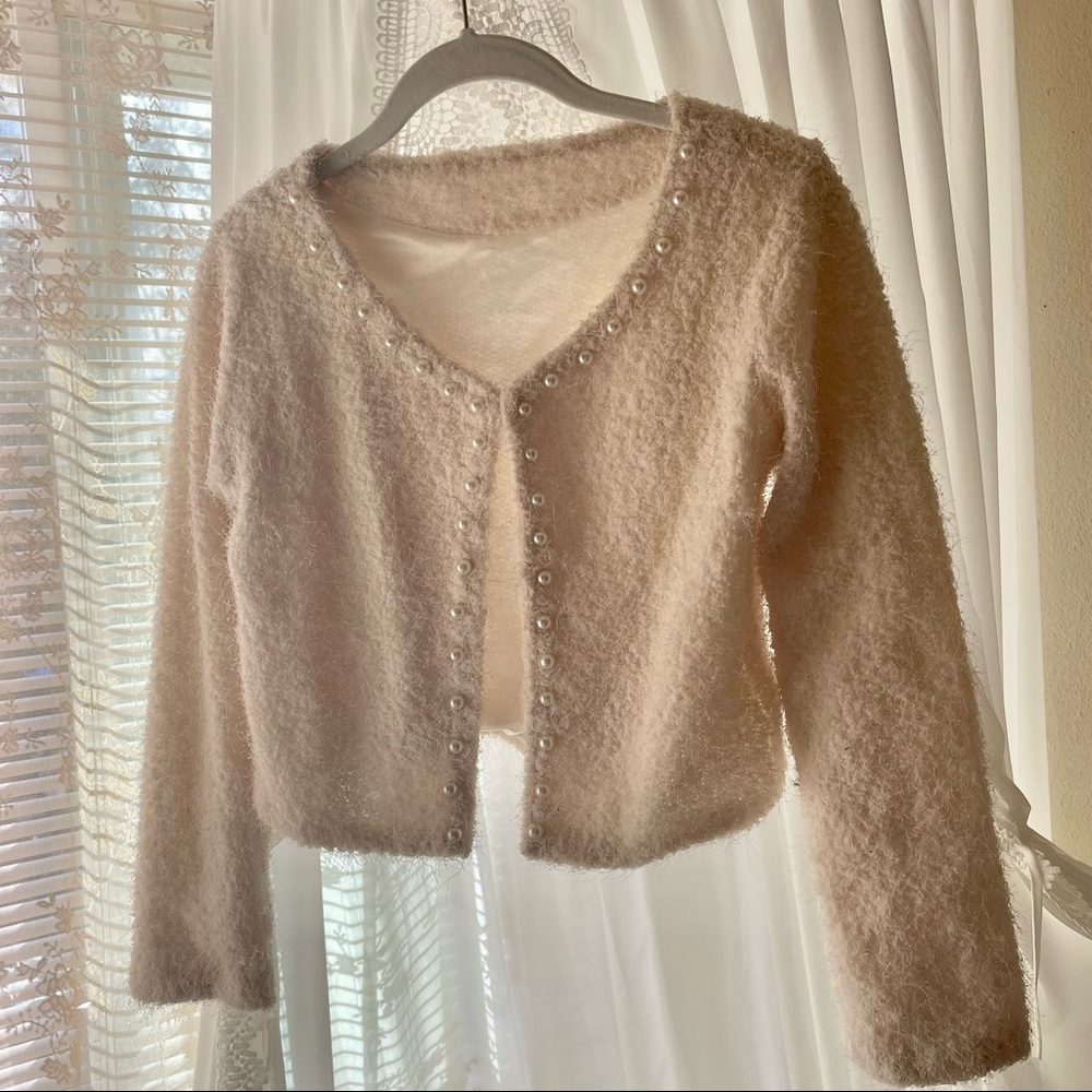 Vintage Crème Cardigan